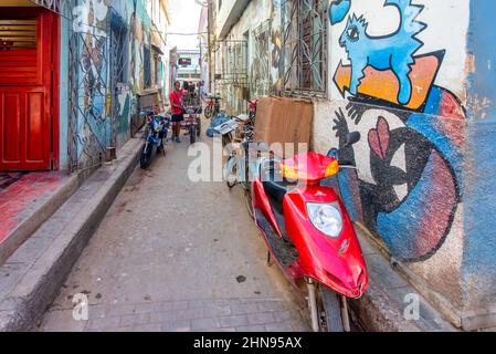 Ville de Camaguey, Cuba, 14 novembre 2016 Banque D'Images