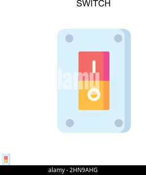 Changer l'icône de vecteur simple.Modèle de conception de symbole d'illustration pour élément d'interface utilisateur Web mobile. Illustration de Vecteur