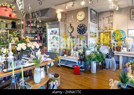 Intérieur de la maison décoration magasin Etcetera au Churchgate Shopping Centre, Hitchin, Royaume-Uni Banque D'Images