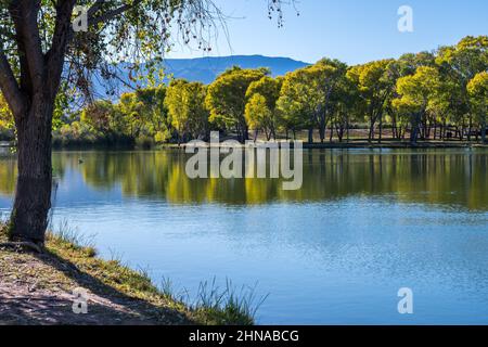 Vue sur le paysage de Cottonwood, Arizona Banque D'Images