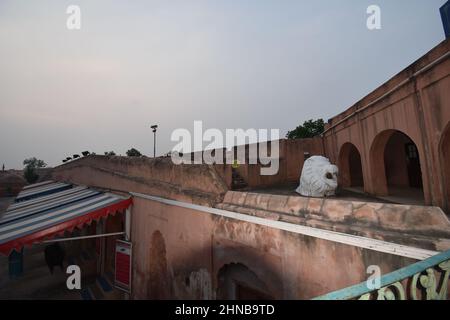 Amritsar, Punjab, Inde - 6 août 2019 : le fort de Gobindgarh, qui a été construit comme fort militaire il y a plus de 300 ans. Banque D'Images