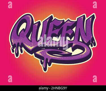 Grands personnages Graffiti Hip Hop illustrations vectorielles pour votre travail logo, t-shirt de mascotte, autocollants et étiquettes, affiche Illustration de Vecteur