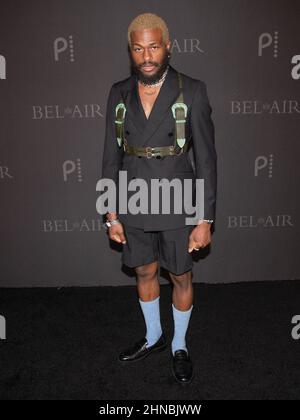 09 février 2022 - Santa Monica, Californie - Duckwrth. La nouvelle série de Peacock ''Bel-AirÃ“ première fête et sélection au drive-in tenue à Barker Hangar. (Credit image: © Billy Bennight/AdMedia via ZUMA Press Wire) Banque D'Images