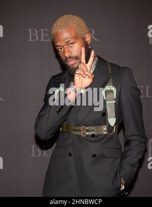 09 février 2022 - Santa Monica, Californie - Duckwrth. La nouvelle série de Peacock ''Bel-AirÃ“ première fête et sélection au drive-in tenue à Barker Hangar. (Credit image: © Billy Bennight/AdMedia via ZUMA Press Wire) Banque D'Images