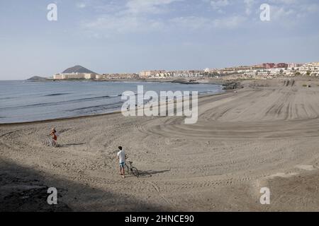 Playa de la Jaquita, El Médano, Tenerife Sud, Iles Canaries, Espagne, Février 2022 Banque D'Images