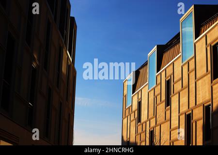 Zukunft, Kunst, Nürnberg moderne Architektur beim Zukunftsmuseum oder Deutschen Museum in der Innenstadt oder Altstadt von Nuernberg, Franken, Bayern Banque D'Images