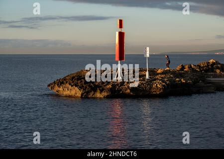 Cala Estancia, Palma, Majorque, Iles Baléares, Espagne Banque D'Images