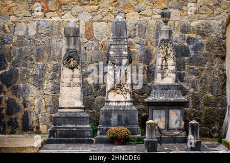 Cimetière municipal d'Andratx, Majorque, Iles Baléares, Espagne Banque D'Images