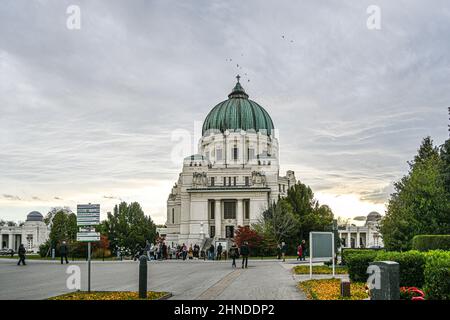 Cimetière Central de Vienne Banque D'Images