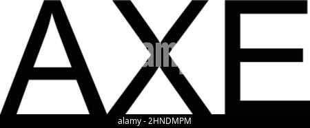 Icône de vecteur simple AX.Modèle de conception de symbole d'illustration pour élément d'interface utilisateur Web mobile. Illustration de Vecteur