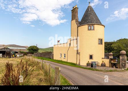 Un magasin agricole inhabituel à Macharioch, dans la péninsule de Kintyre, Argyll & Bute, Écosse, Royaume-Uni Banque D'Images