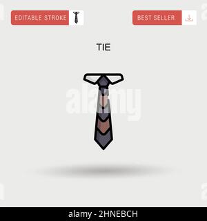 Icône de vecteur simple TIE. Illustration de Vecteur
