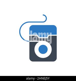 Icône Glyph. Dentaire Illustration de Vecteur