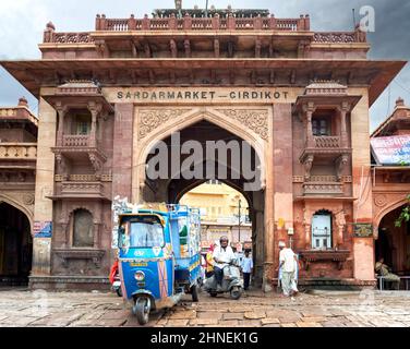 Inde Rajasthan Jodhpur. Marché Sardar Girdikot Banque D'Images