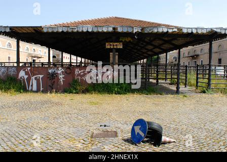 Rome, Italie 29/05/2008:ancien sloughterhouse, district de Testaccio. © Andrea Sabbadini Banque D'Images