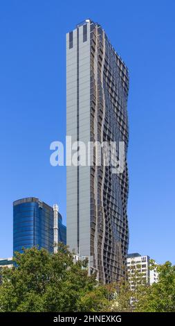 Melbourne, Victoria, Australie - Abode 318 tour immeuble d'appartements par Elenberg Fraser Banque D'Images