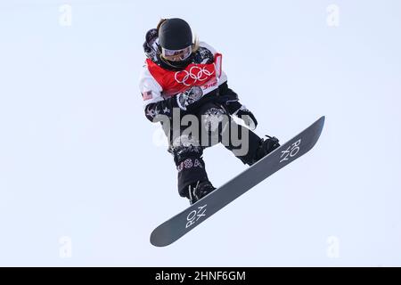 Chloe Kim (Etats-Unis), 10 FÉVRIER 2022 - snowboard : finale de demi-tuyau féminin lors des Jeux Olympiques d'hiver de Beijing 2022 au Genting Snow Park, ZH Banque D'Images