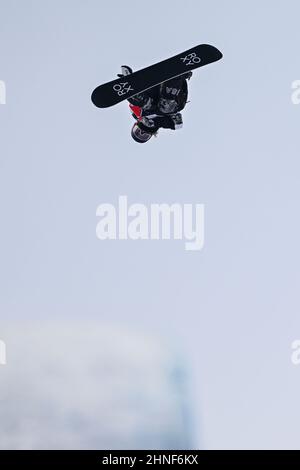 Chloe Kim (Etats-Unis), 10 FÉVRIER 2022 - snowboard : finale de Halfpipe féminin lors des Jeux Olympiques d'hiver de 2022 à Beijing au Genting Snow Park à Zhangj Banque D'Images