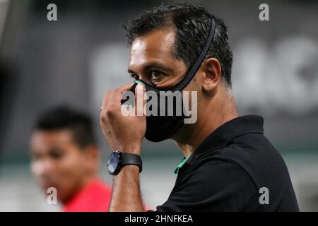 Belo Horizonte, Brésil. 16th févr. 2022. MG - Belo Horizonte - 02/16/2022 - MINEIRO 2022 AMERICA-MG X PATROCINENSE - Marquinhos Santos joueur de America-MG lors d'un match contre Patrocinense au stade Independencia pour le championnat Mineiro 2022. Photo: Fernando Moreno/AGIF/Sipa USA crédit: SIPA USA/Alay Live News Banque D'Images