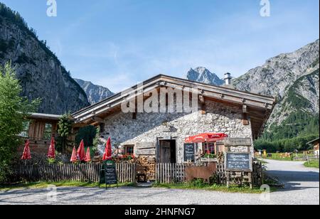 Gramaialm, Parc alpin de Karwendel, Tyrol, Autriche Banque D'Images