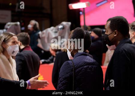 Berlin, Berlin, Allemagne. 16th févr. 2022. Tapis rouge avant le Gala du prix à Berlinale 2022 (Credit image: © Beata Siewicz/Pacific Press via ZUMA Press Wire) Banque D'Images