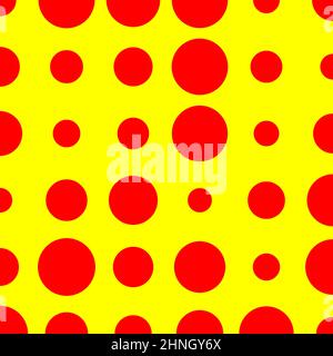 PopArt dutone, texture vectorielle rouge-jaune, pattern - illustration vectorielle stock, graphiques clip-art Illustration de Vecteur