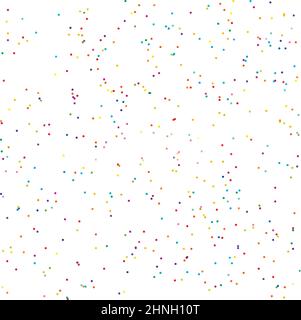 Aléatoire coloré, cercles diffus, motif points. Taches de peinture éparpillées, pois - illustrations vectorielles, graphiques clip-art Illustration de Vecteur