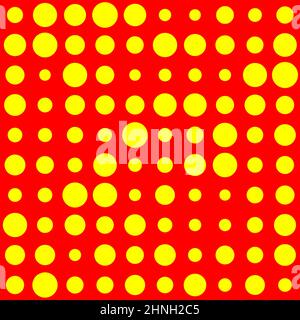 PopArt dutone, texture vectorielle rouge-jaune, pattern - illustration vectorielle stock, graphiques clip-art Illustration de Vecteur