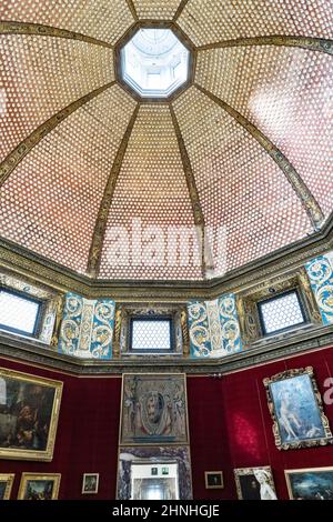 La Tribuna, la Tribune, Bernardo Buontalenti, Galerie des Offices, Musée d'Etat de Florence, Toscane, Italie, Europe Banque D'Images