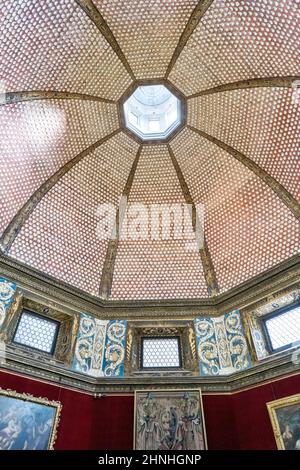 La Tribuna, la Tribune, Bernardo Buontalenti, Galerie des Offices, Musée d'Etat de Florence, Toscane, Italie, Europe Banque D'Images