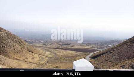 Vue de Mirador de Femes, Lanzarote, îles Canaries, Espagne, Europe Banque D'Images