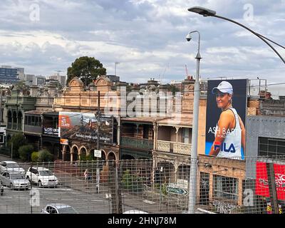 Gare de Richmond - Melbourne, Hauptstadt des Bundesstaats Victoria en Australie. XxxMatthiasWehnertxxx 16.02.2022 Banque D'Images