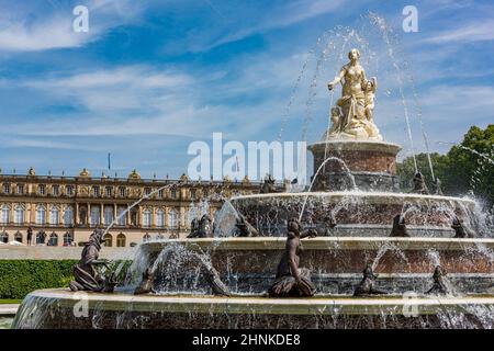 Fontaine de Latona à Herrenchiemsee Banque D'Images