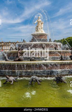 Fontaine de Latona à Herrenchiemsee Banque D'Images