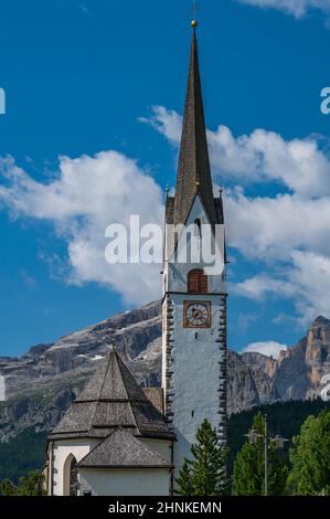 Église de la Villa, Val Badia Banque D'Images