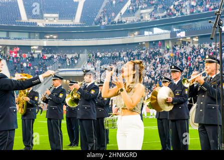 SharkWater German Bowl XLII , Schwaibisch Hall unicorns vs. Dresden Monarches Banque D'Images