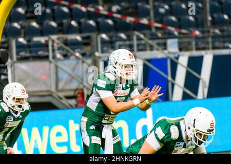 SharkWater German Bowl XLII , Schwaibisch Hall unicorns vs. Dresden Monarches Banque D'Images