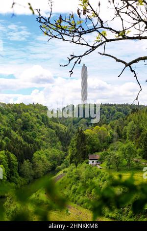 La tour d'essai de Rottweil Banque D'Images