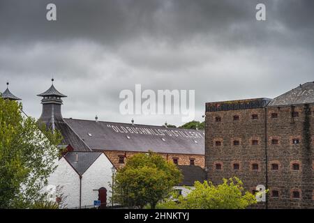 La distillerie Old Bushmills est une distillerie d'alcool de whisky en Irlande du Nord Banque D'Images