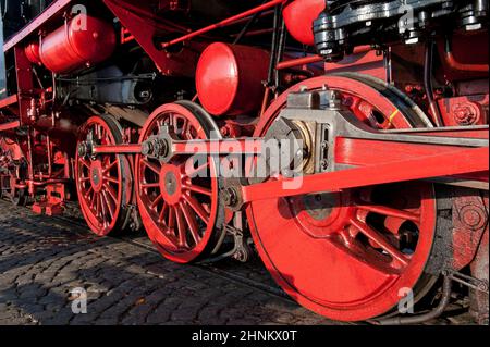 Détail d'une machine à vapeur Banque D'Images