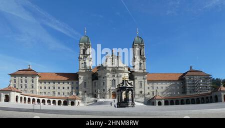 Monastère Einsiedeln Banque D'Images