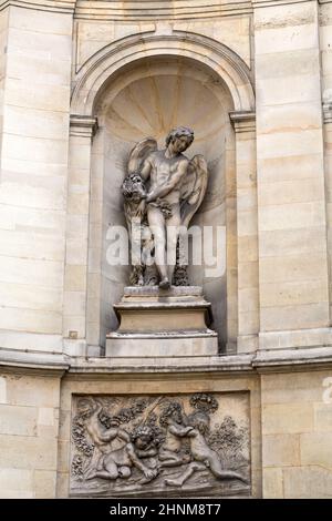 Paris - Fontaine des Quatre Saisons Banque D'Images