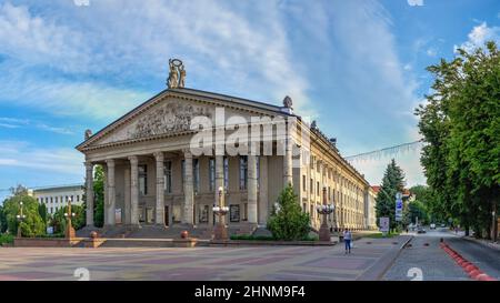 Théâtre de Drama à Ternopil, Ukraine Banque D'Images