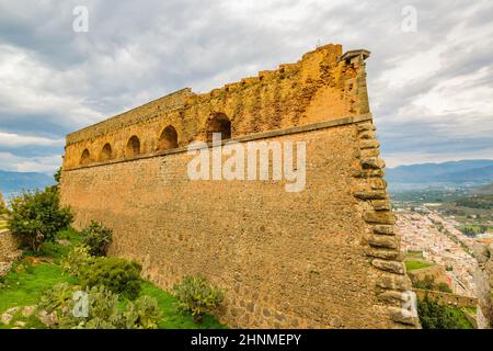 Fort de Palamidi, Nauplie, Grèce Banque D'Images