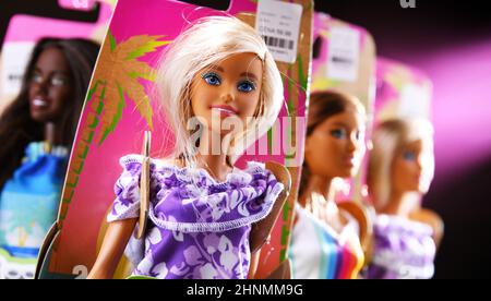 Collection Barbie Dolls of the Ocean Banque D'Images