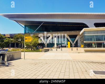 Entrée à l'aéroport international du Cap. Banque D'Images