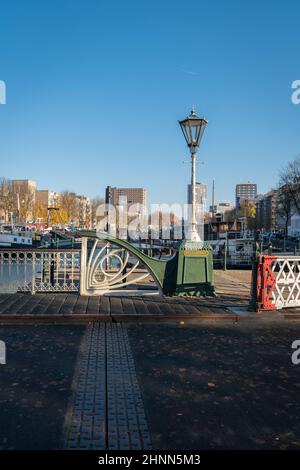 Détail du pont, Hollande Banque D'Images