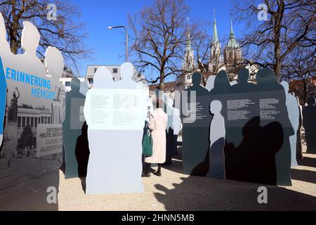 Assassinat de Bavariaring-Monument à l'Oktoberfest Banque D'Images