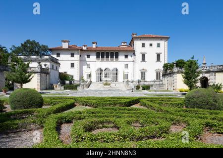 Vizcaya Museum à Miami Banque D'Images