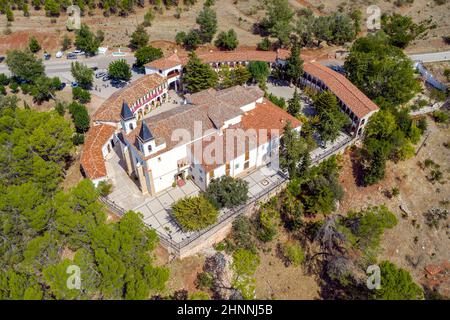 Sanctuaire de notre-Dame de Cortes. Alcaraz, dans la province d'Albacete. Communauté autonome de Castilla la Mancha. Septembre 20 2021 Banque D'Images